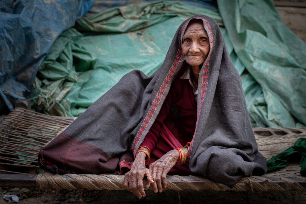 Starsza indyjska kobieta