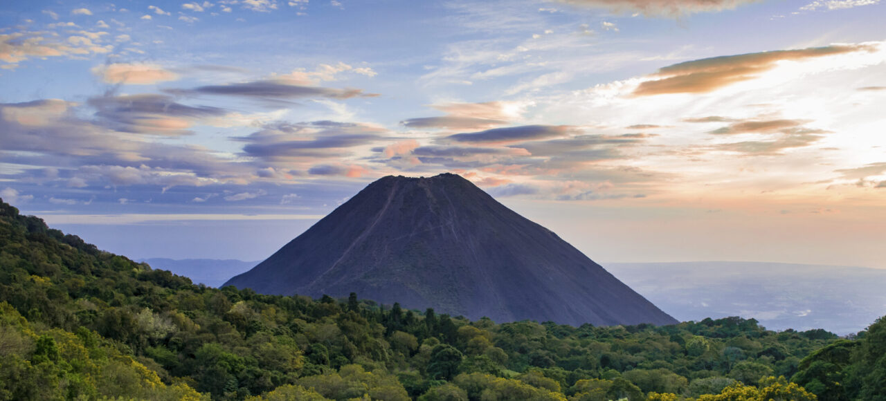 Izalco volcano in El Salvador