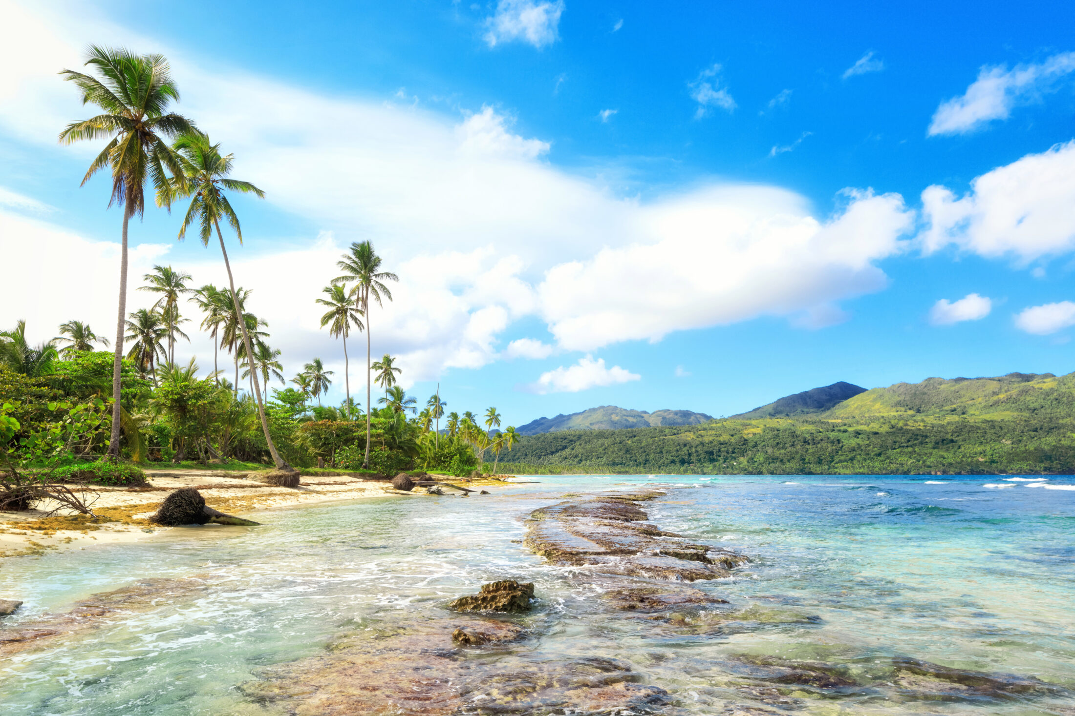 Półwysep Samana Dominikna plaża